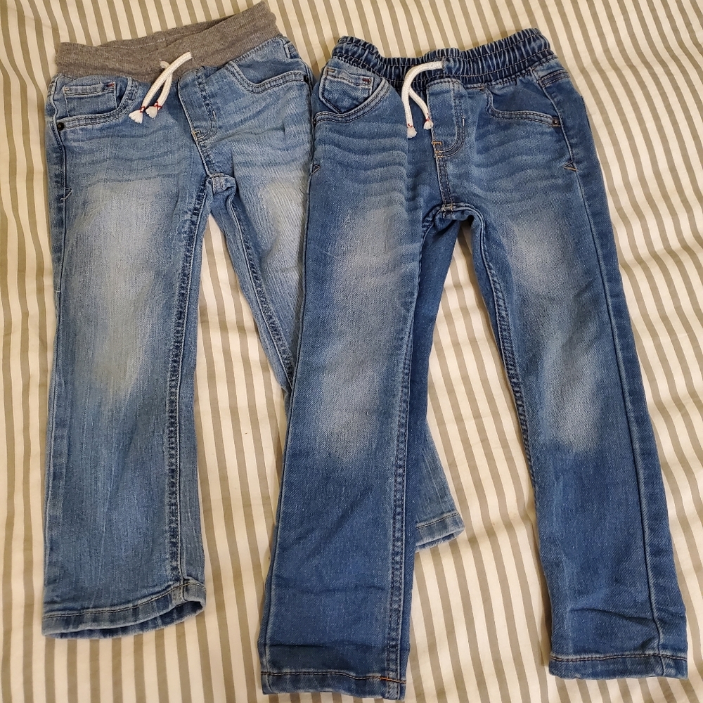 Toddler Boy pull on jeans size 4t Bundle